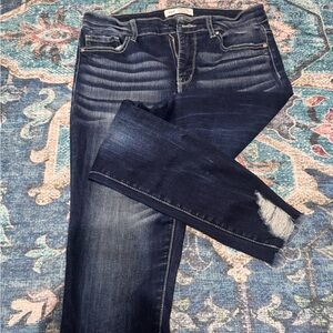 BKE Women's Dark Blue Skinny (Parker) Jeans